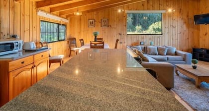 Villarrica Cabin 2BR with Fireplace and terrace