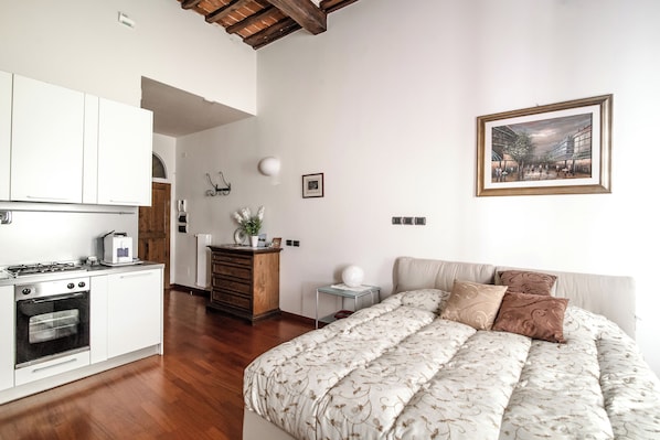 1 soverom, wi-fi og sengetøy