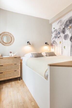 1 soverom, strykejern/-brett, reiseseng for barn og wi-fi (inkludert)