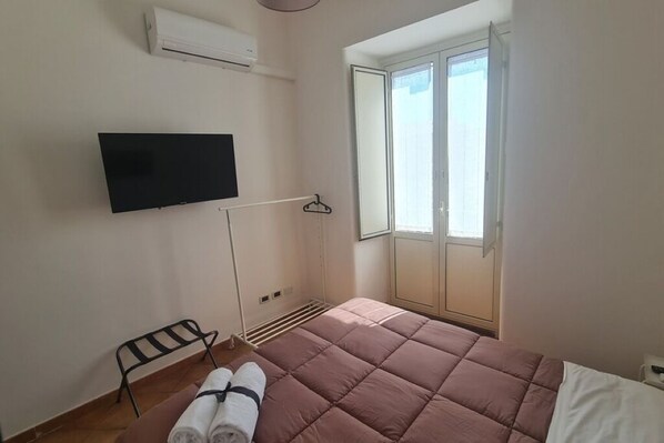 1 makuuhuone, vuodevaatteet