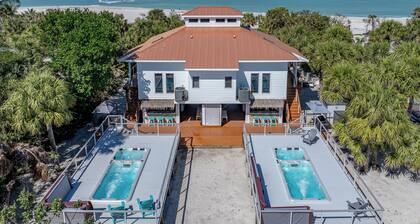 SEA TURTLE COVE-BEACHFRONT LUXURY-3 BR/2BA Pool/Hot tub combo - Golf Cart