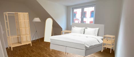 1 habitación, wifi y ropa de cama