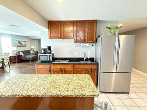 Fridge, microwave, coffee/tea maker, toaster - Bright & Spacious 1BR Retreat (Bowie)