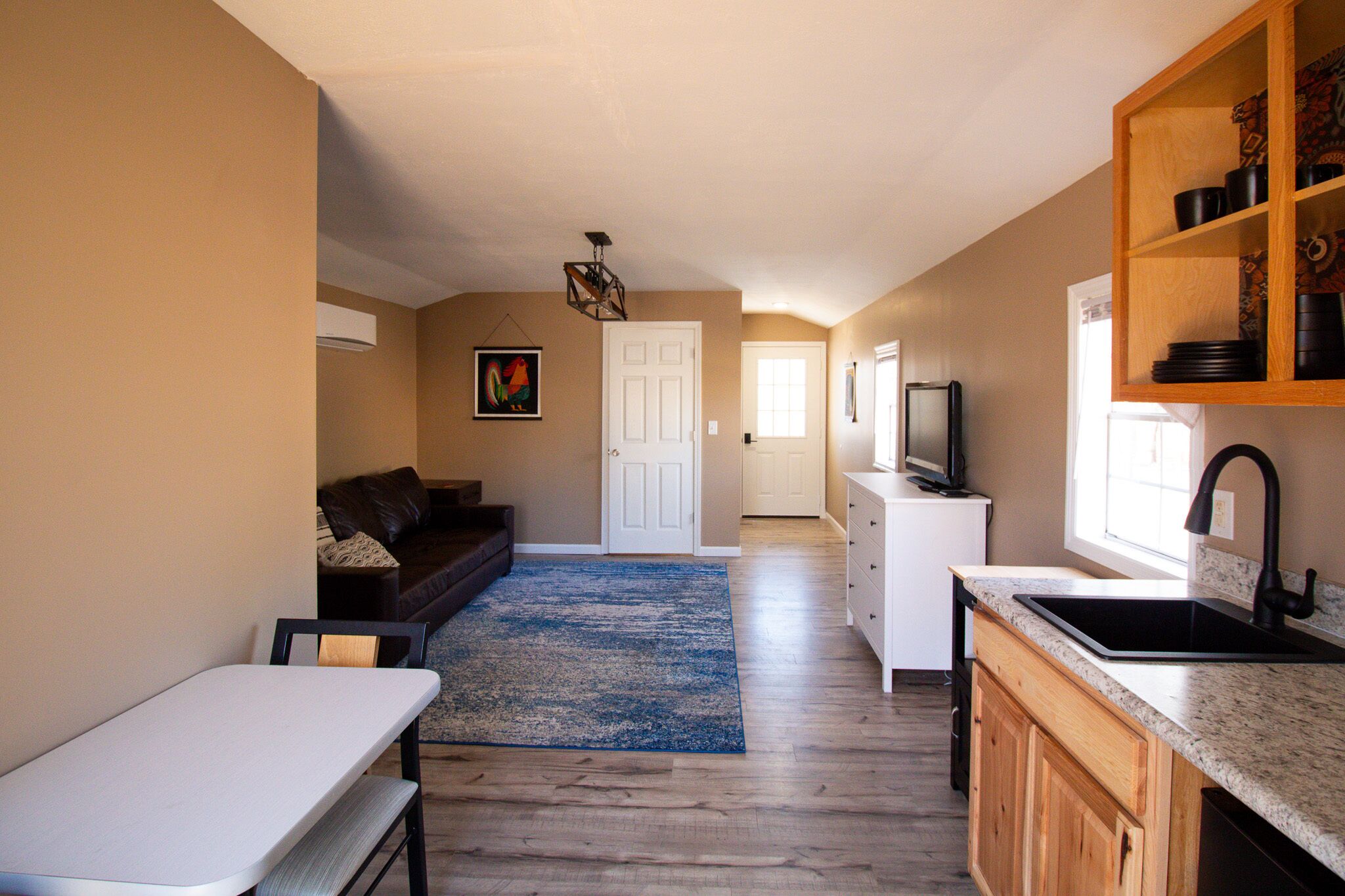 TV connectée, cheminée