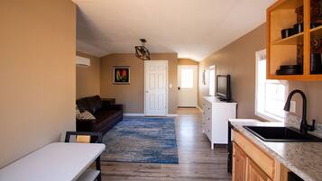 TV connectée, cheminée