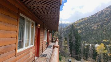 Porch in fall