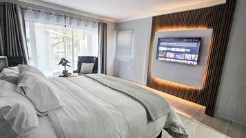 Premium bedding, memory foam beds, minibar, individually furnished