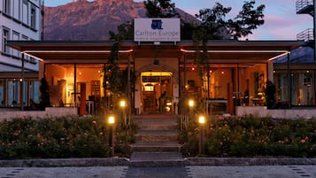 Front of property - evening/night