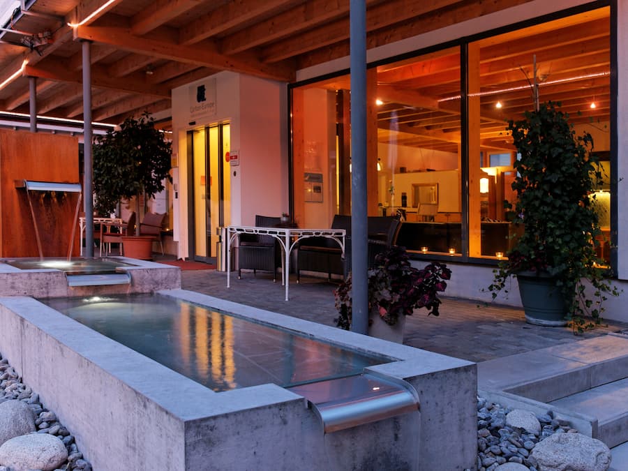 Front of property - evening/night