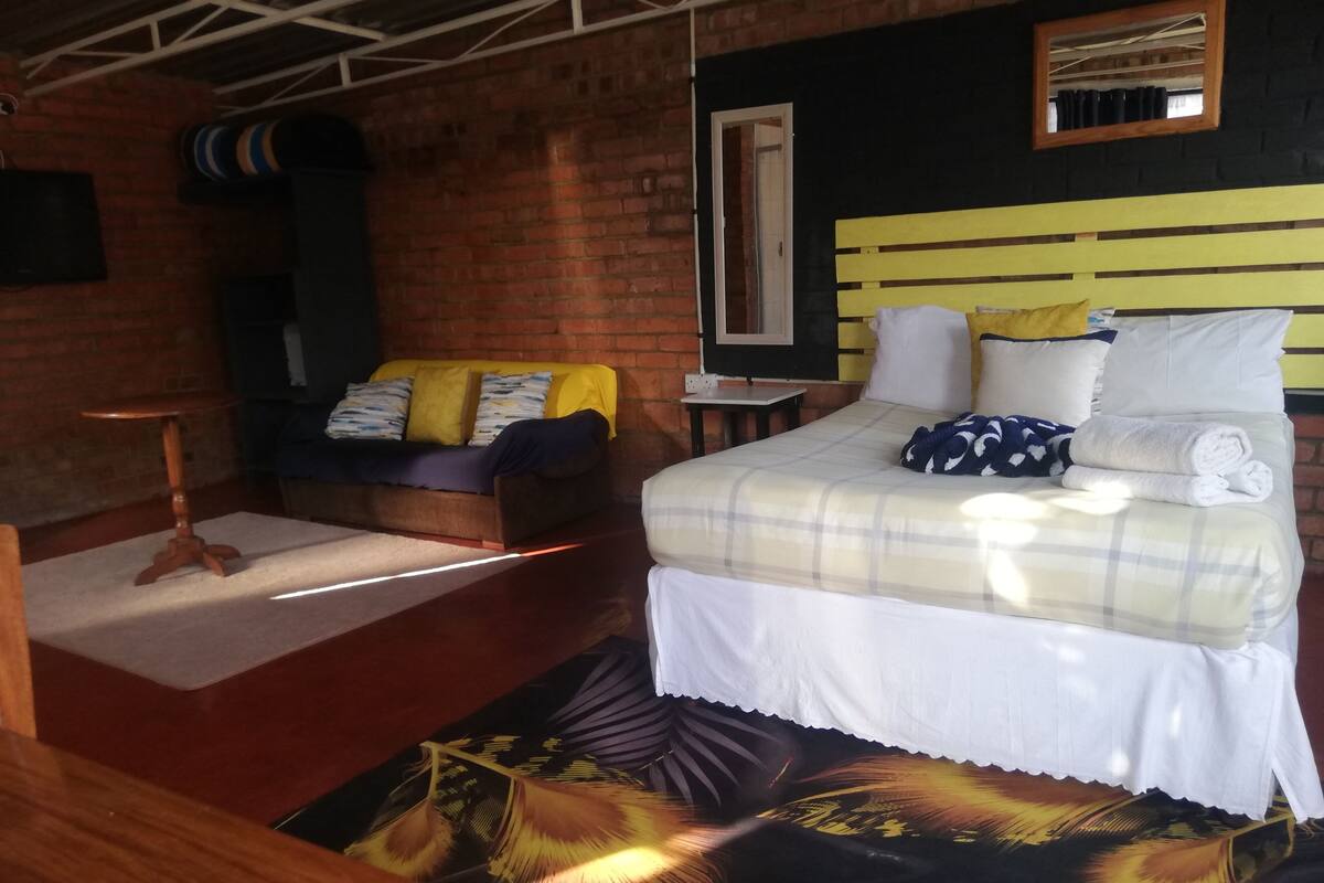 Down comforters, laptop workspace, iron/ironing board, WiFi (free)
