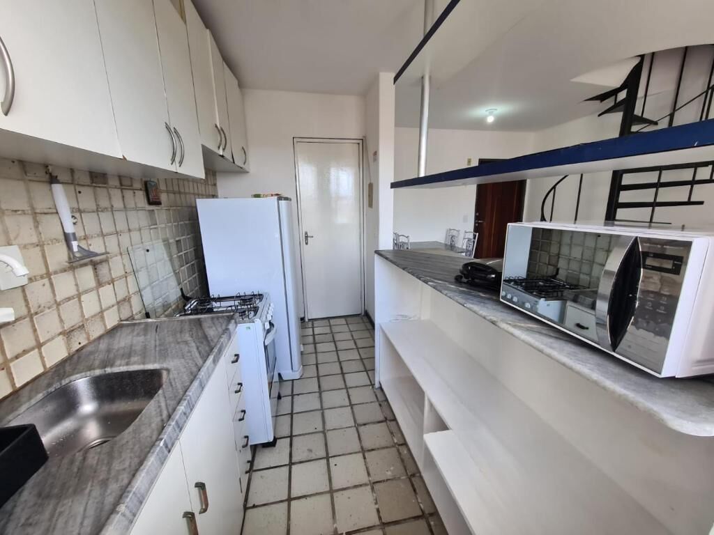 Apartamento básico | Cozinha privada | Geladeira, micro-ondas, fogão, liquidificador