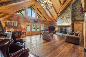 House (5 Bedrooms) | Interior - The Bigwood Cabin by Avantstay Hot Tub, Firepit, Pool Table, Private Yard (Long Pond)