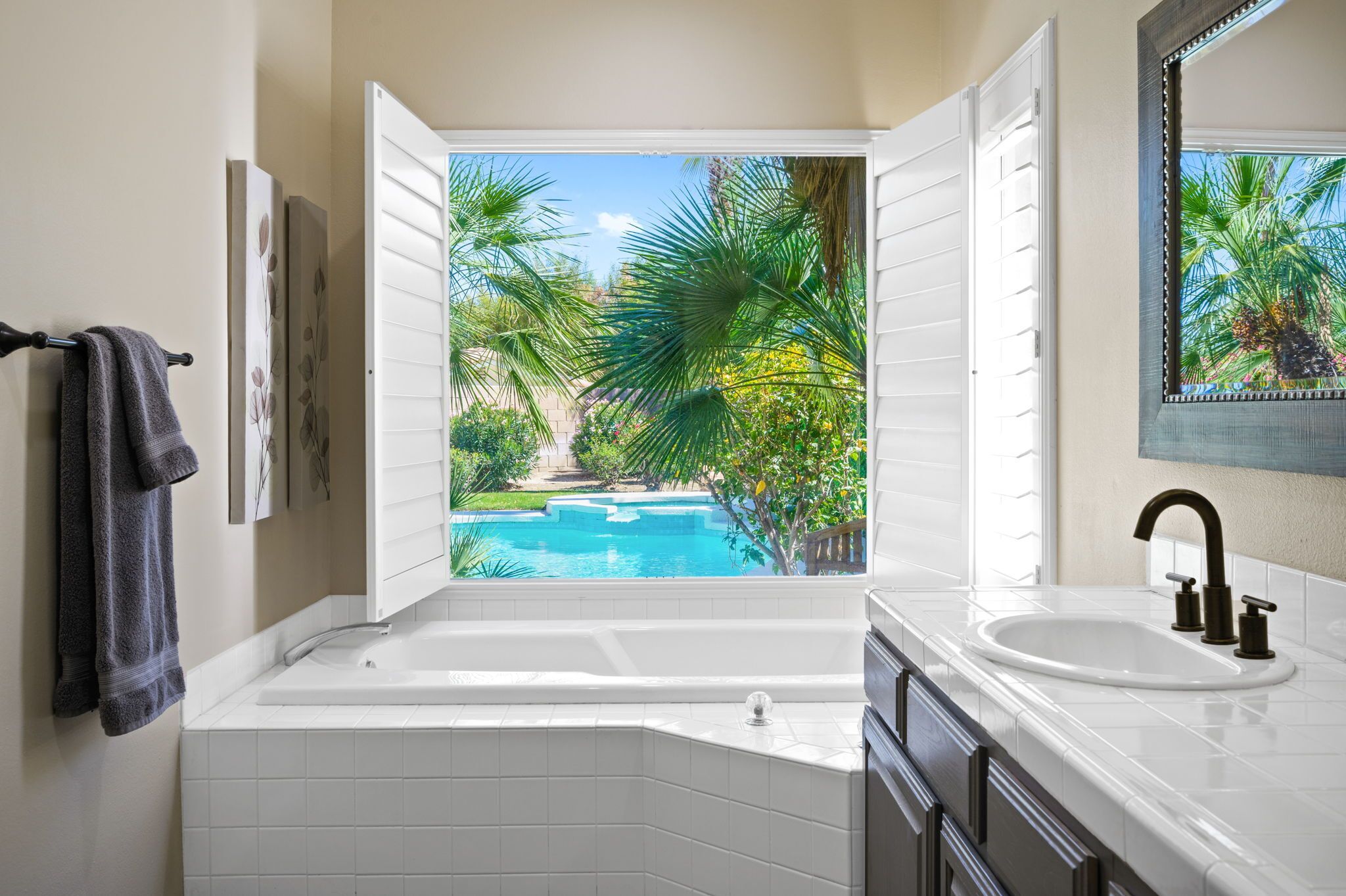 Alberca al aire libre 