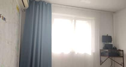 Small tourist informative bedroom