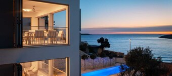 Beachside Villa Oro - on the beach, with private MAGNA pool by MyWaycation