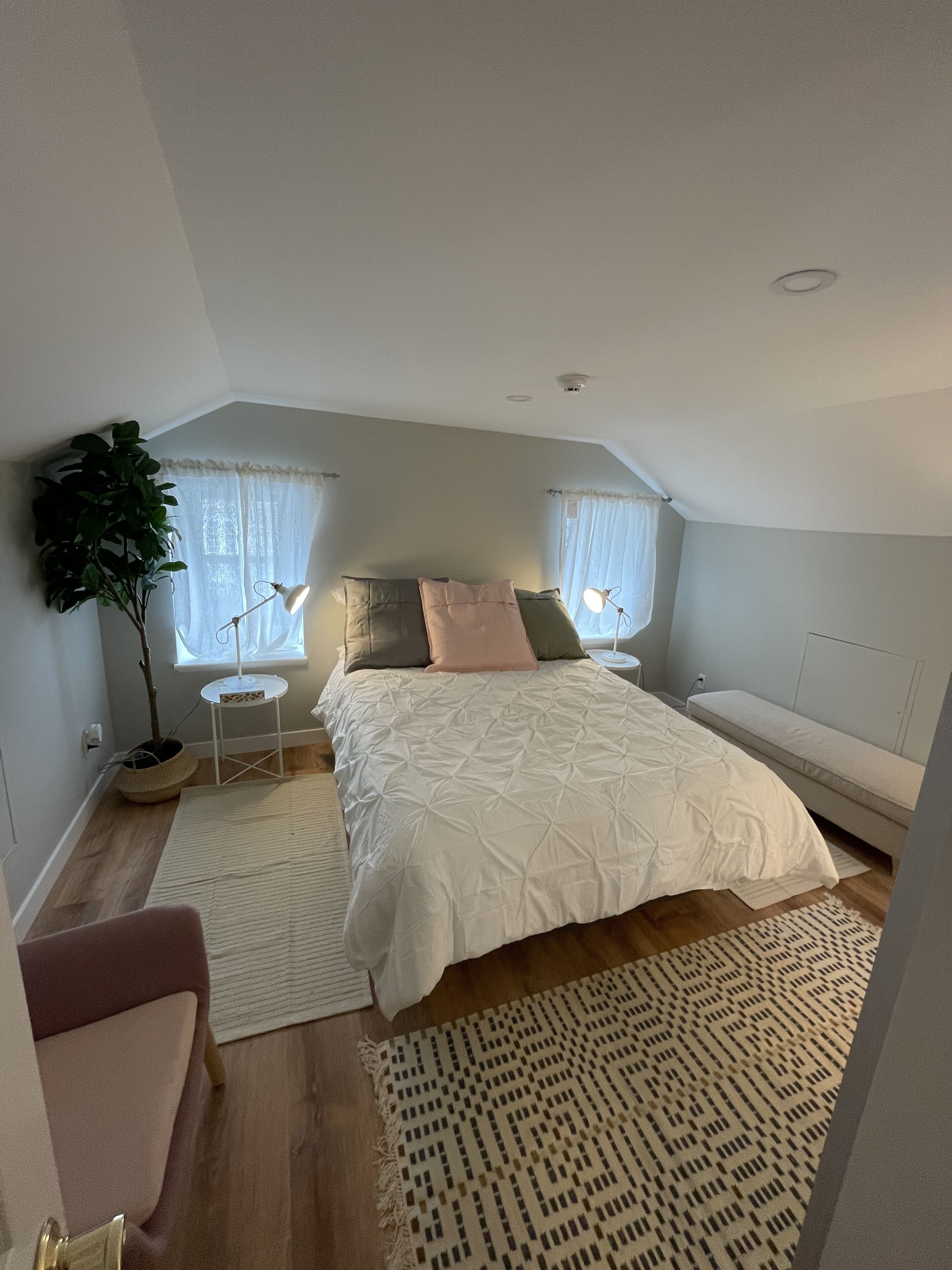 1 間睡房、熨斗/熨衫板、免費 Wi-Fi、床單