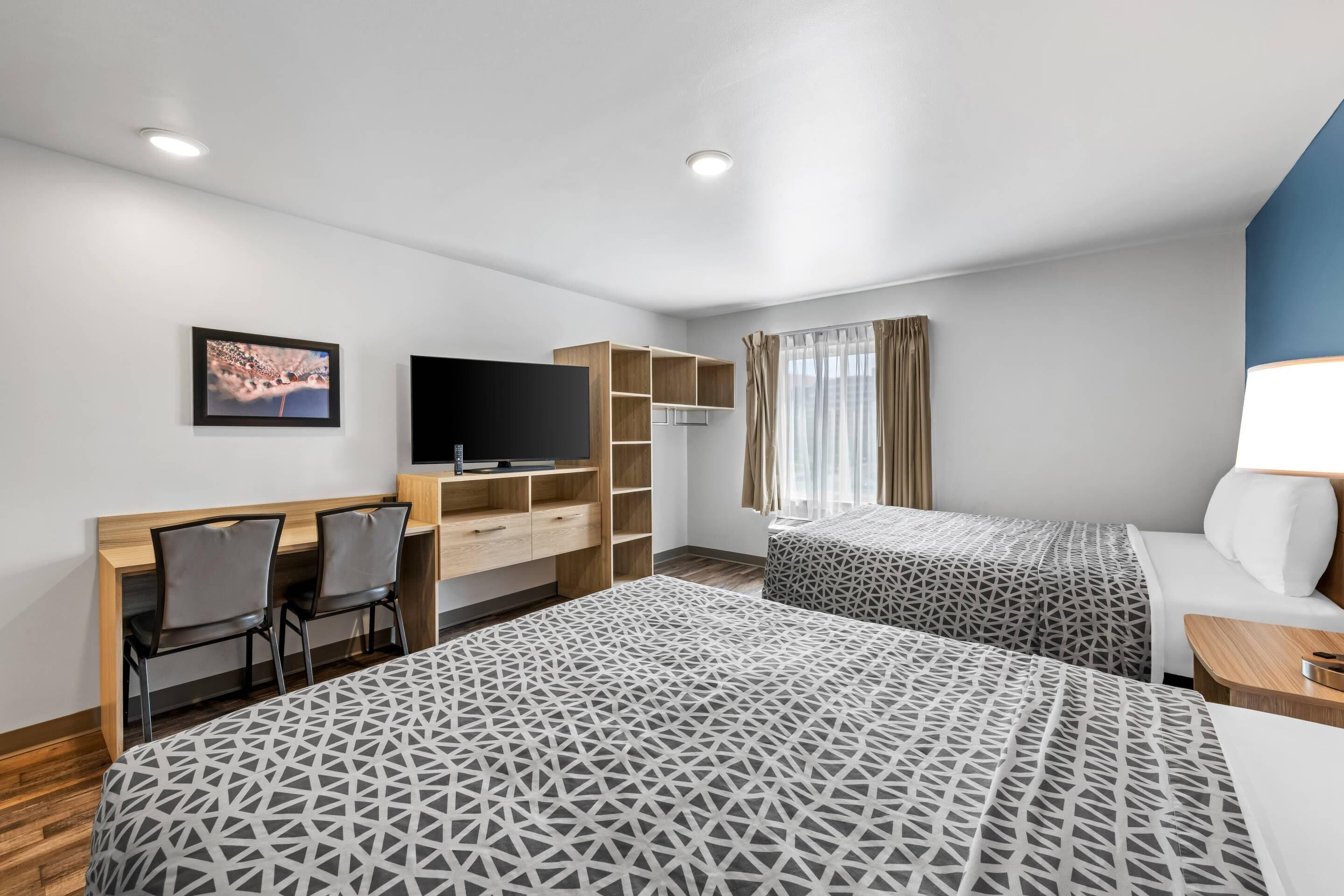Queen Suite Two Queen Beds | Pillow-top beds, desk, laptop workspace, blackout curtains