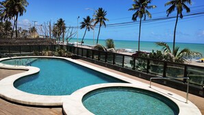 Outdoor pool - Flat Frente Mar R601 (Maceió)