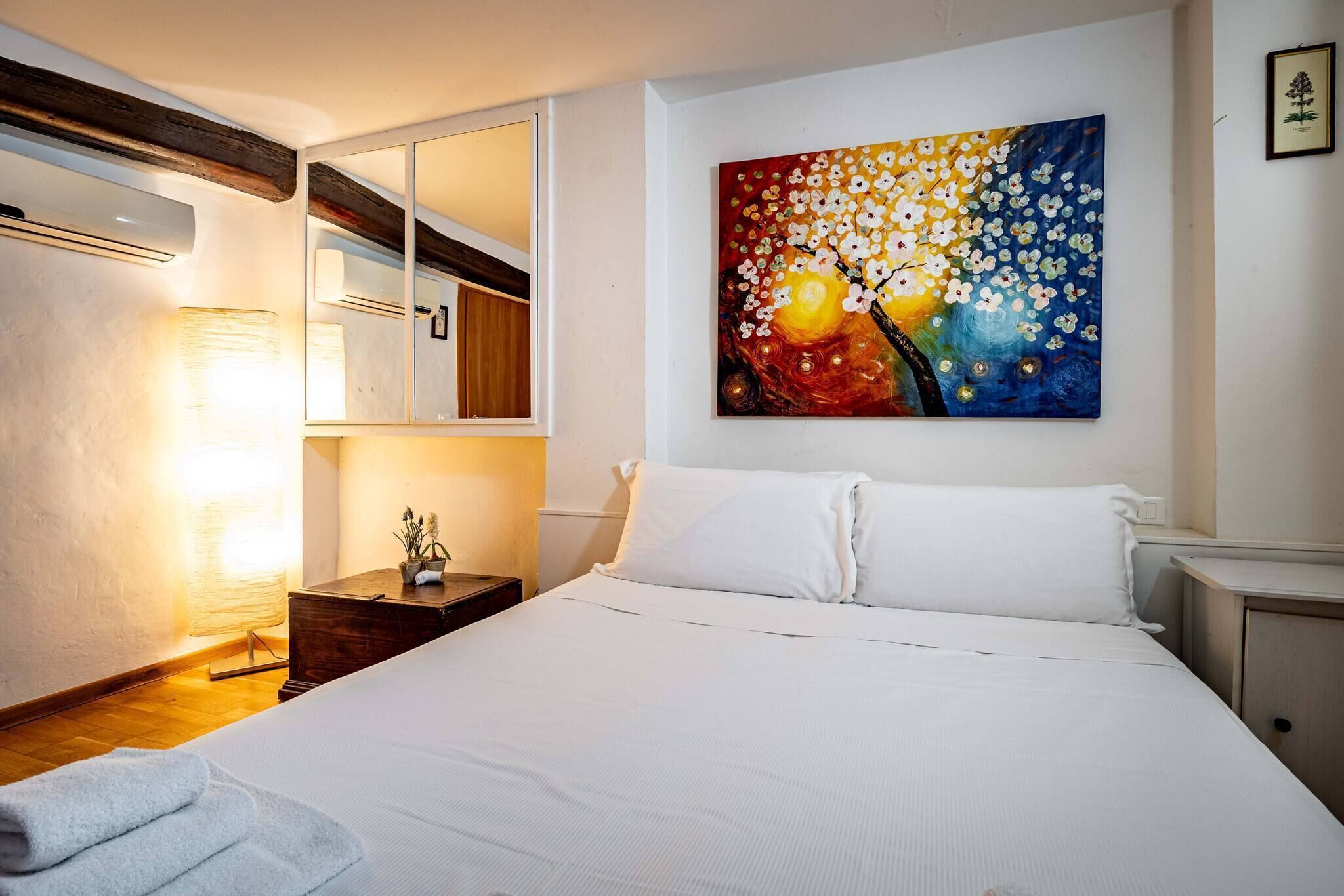 1 chambre, lit parapluie, Wi-Fi, draps fournis