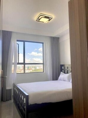 1 Schlafzimmer, Schreibtisch, Bügeleisen/Bügelbrett, WLAN