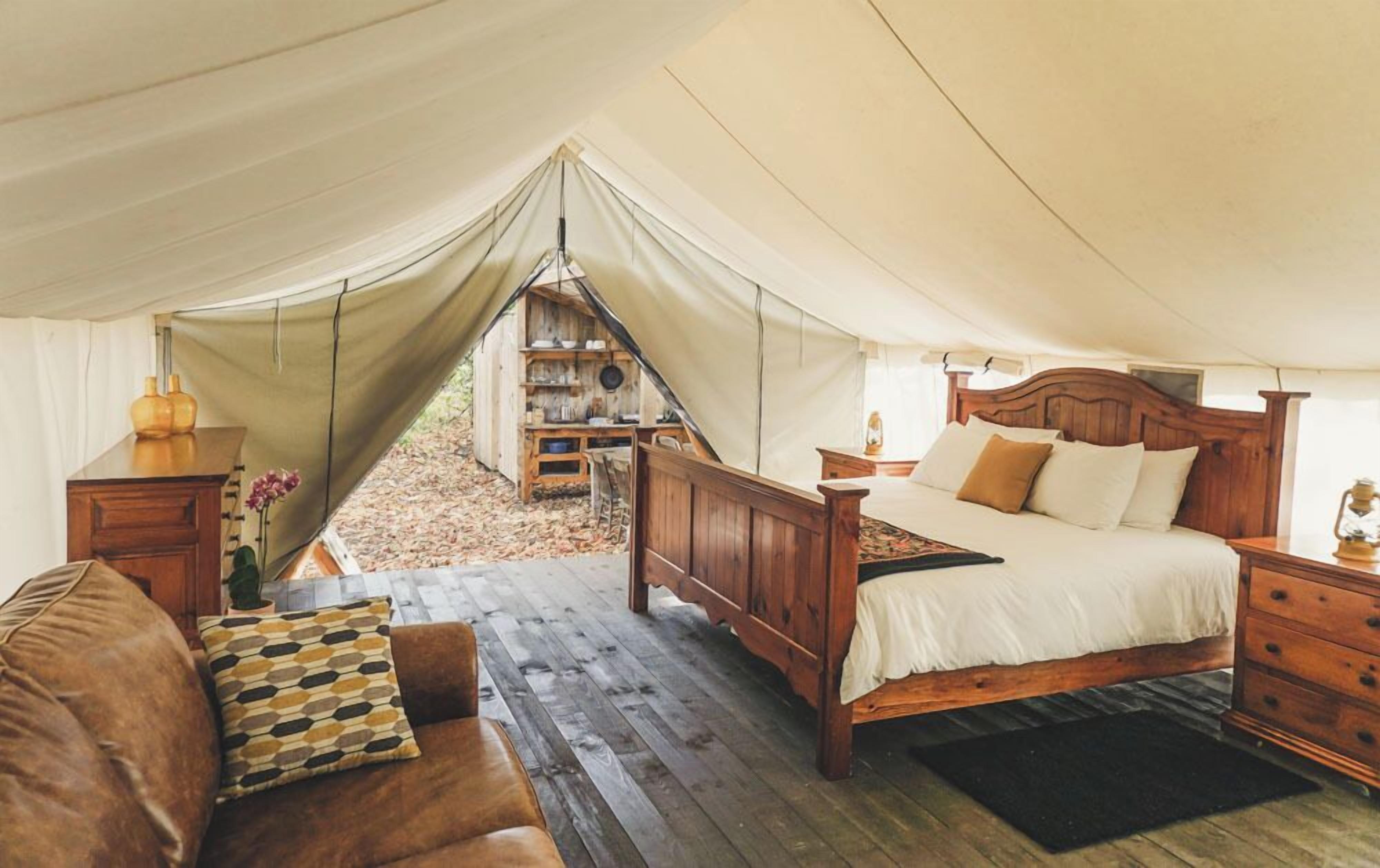 Luxury Tent, 1 King Bed | Pillow-top beds, individually decorated, individually furnished, desk