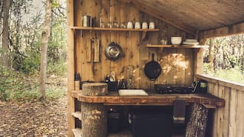 Royal Coachman #4 | Private kitchen | Mini-fridge, stovetop, cookware/dishes/utensils