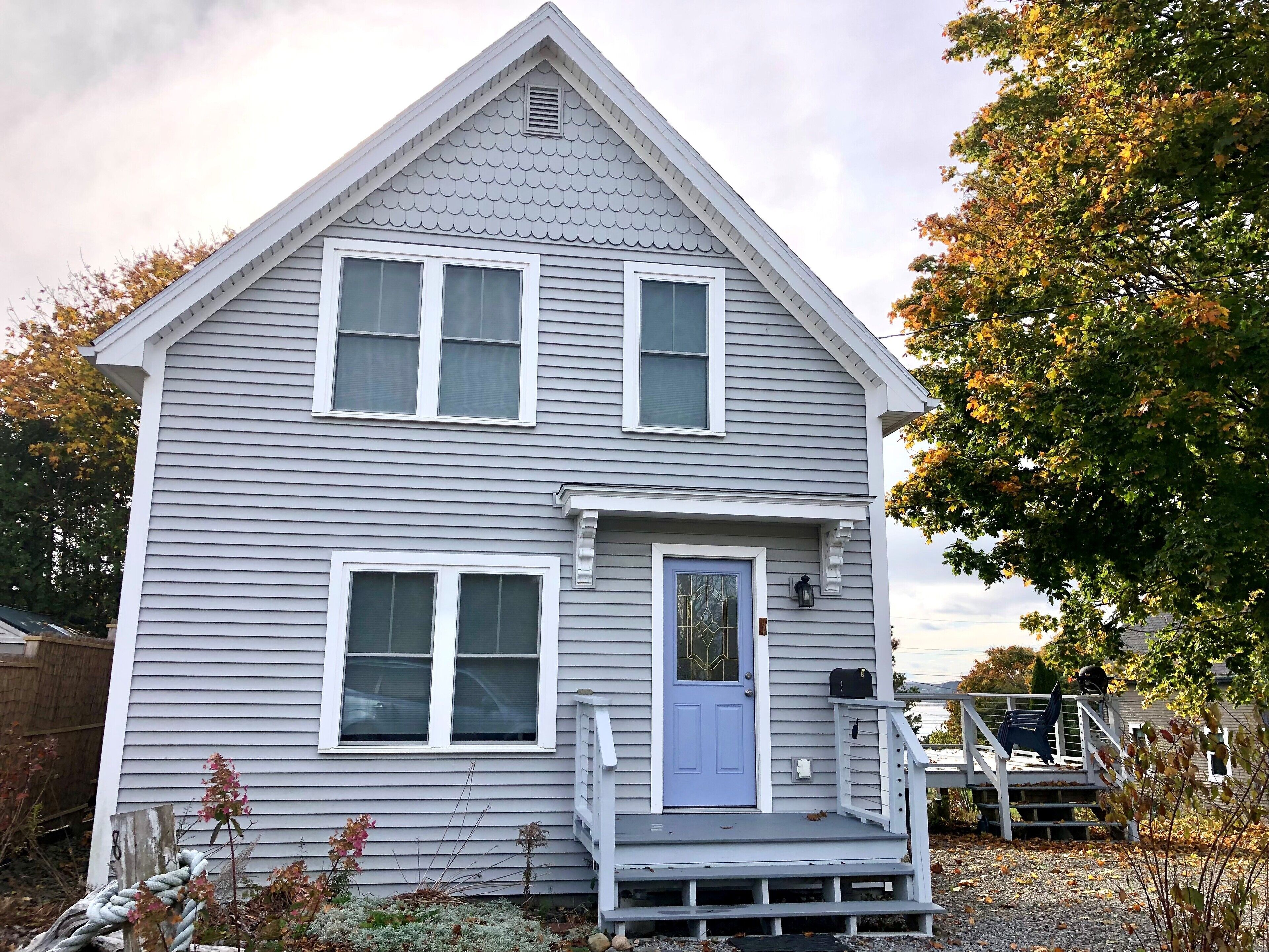 Pristine renovated downtown Lubec home. Ocean breezes from spacious deck.
