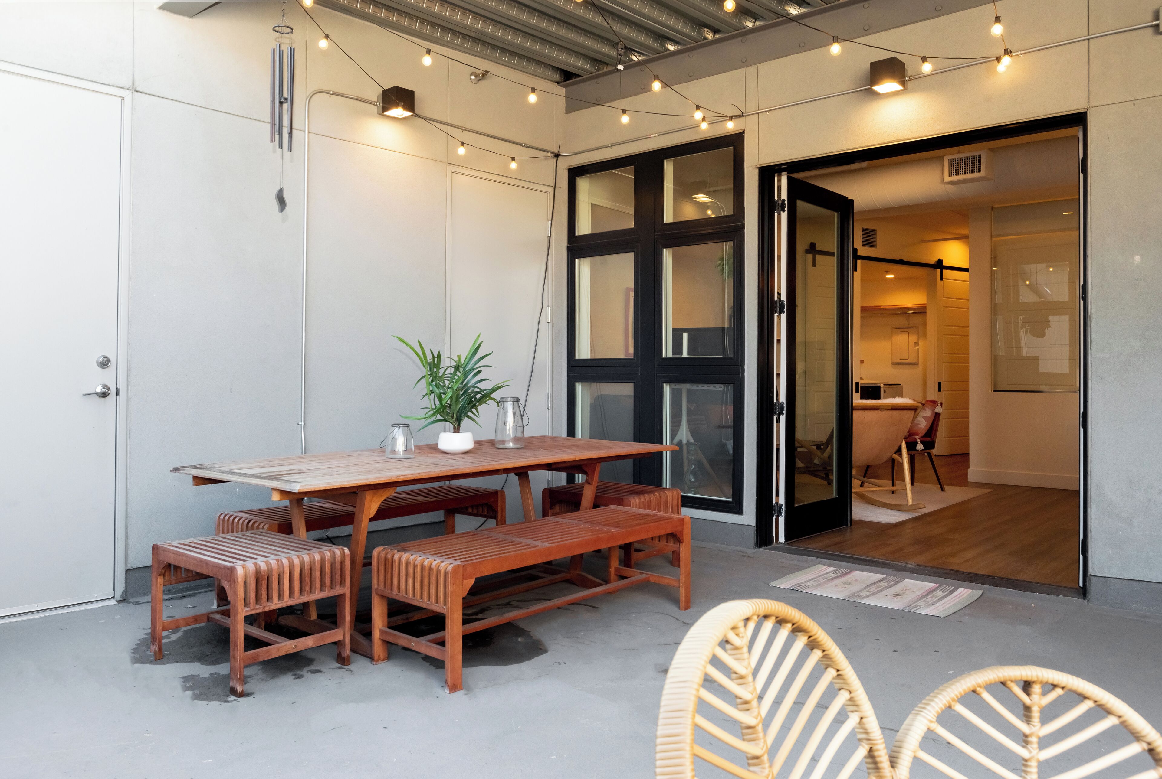 Condo, Multiple Beds, Patio, City View ((R03) 3198 Blake St. Unit 205) | Outdoor dining