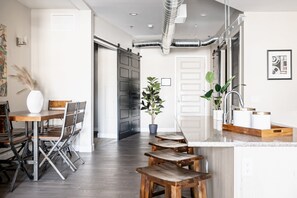 Condo, Multiple Beds, Patio, City View ((R06) 3198 Blake St. Unit 303) | Dining