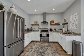 平房, 1 張加大雙人床, 廚房 | 私人廚房 | 咖啡機/沖茶器