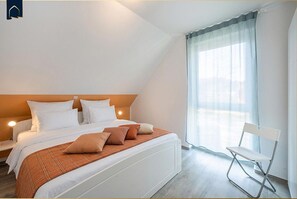 2 chambres, fer et planche à repasser, Wi-Fi