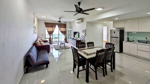 Standard Condo, 3 Bedrooms, City View | Private kitchen - Teega Puteri Harbour near Legoland (Iskandar Puteri)