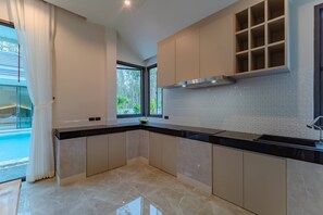 Villa, 3 Schlafzimmer, Raucher, eigener Pool | Innenbereich