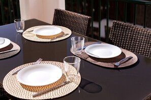 Dining - Apartment 'Biniforcat' with Shared Pool, Private Terrace and Wi-Fi (Los Delfines)