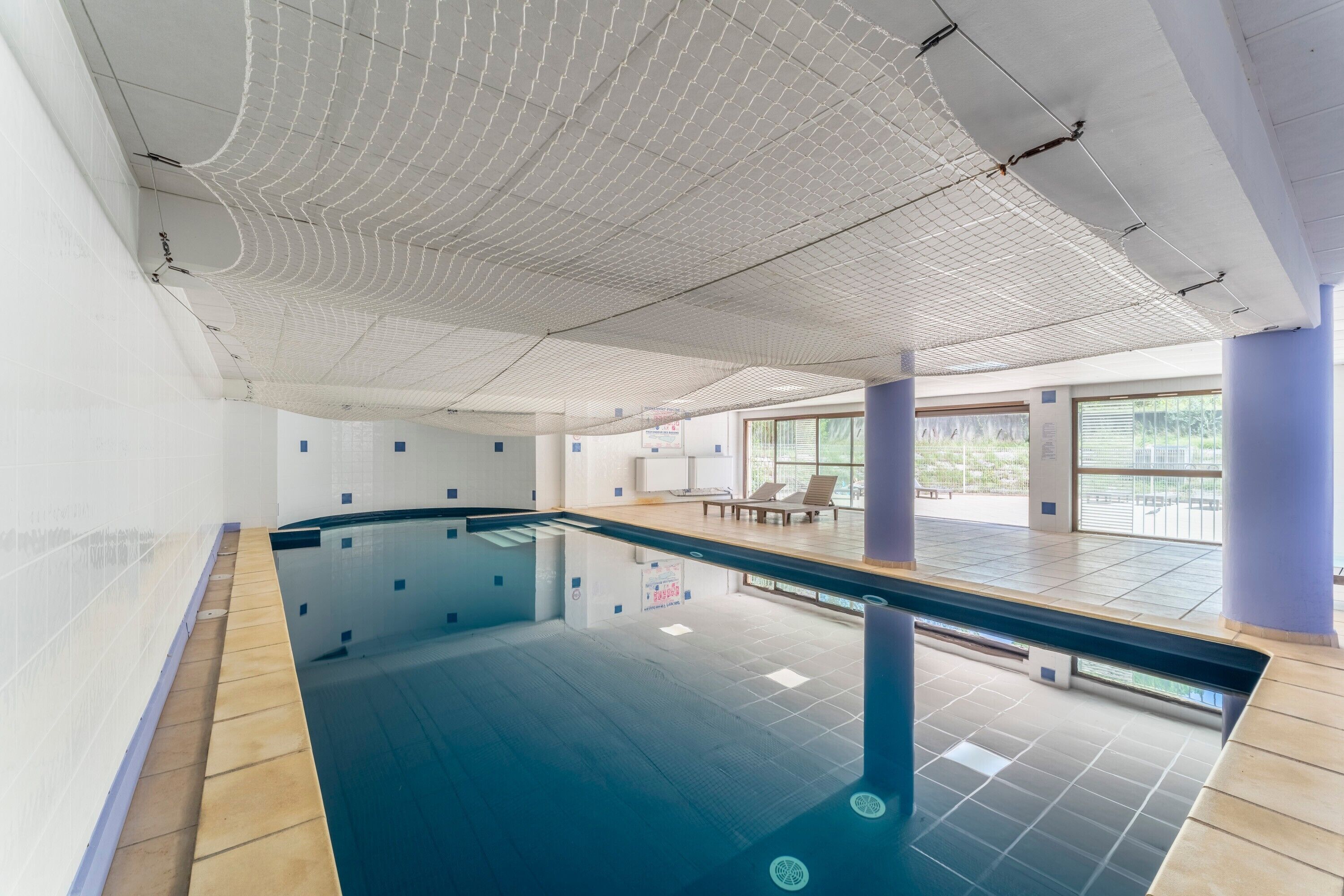 Indoor pool, a heated pool