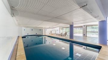 Indoor pool, a heated pool