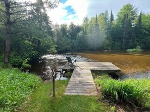 Property grounds - Peaceful & Private AuSable River Retreat-Frederic, MI Sleeps 6  (Frederic)