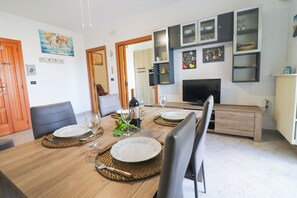 Apartment, 1 Bedroom, Smoking, Balcony | Dining - Surya's House Otranto (Otranto)