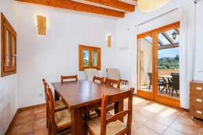 Dining - Apartment 'Sa Formatgera' with Mountain Views, Shared Pool and Wi-Fi (Illes Balears)