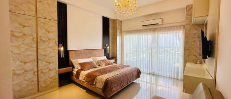 1 soverom, strykejern/-brett, wi-fi og sengetøy