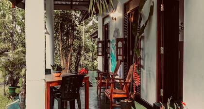 Two separate bedrooms with attached bathrooms,kitchen and living room