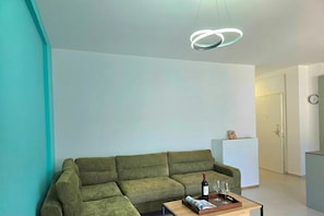 Living room - Swiss Sweet Apartment 297, Lalzit Bay, Albania (Lalzit Bay)