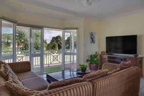 65-inch flat-screen TV with digital channels