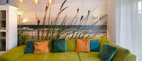 TV, DVD player, stereo