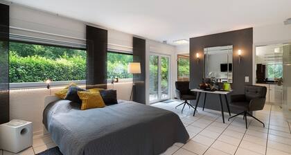 Studio Apartment 'Ferienappartement Harmonie' with Private Terrace and Wi-Fi