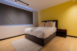 2 bedrooms, in-room safe, iron/ironing board, travel crib
