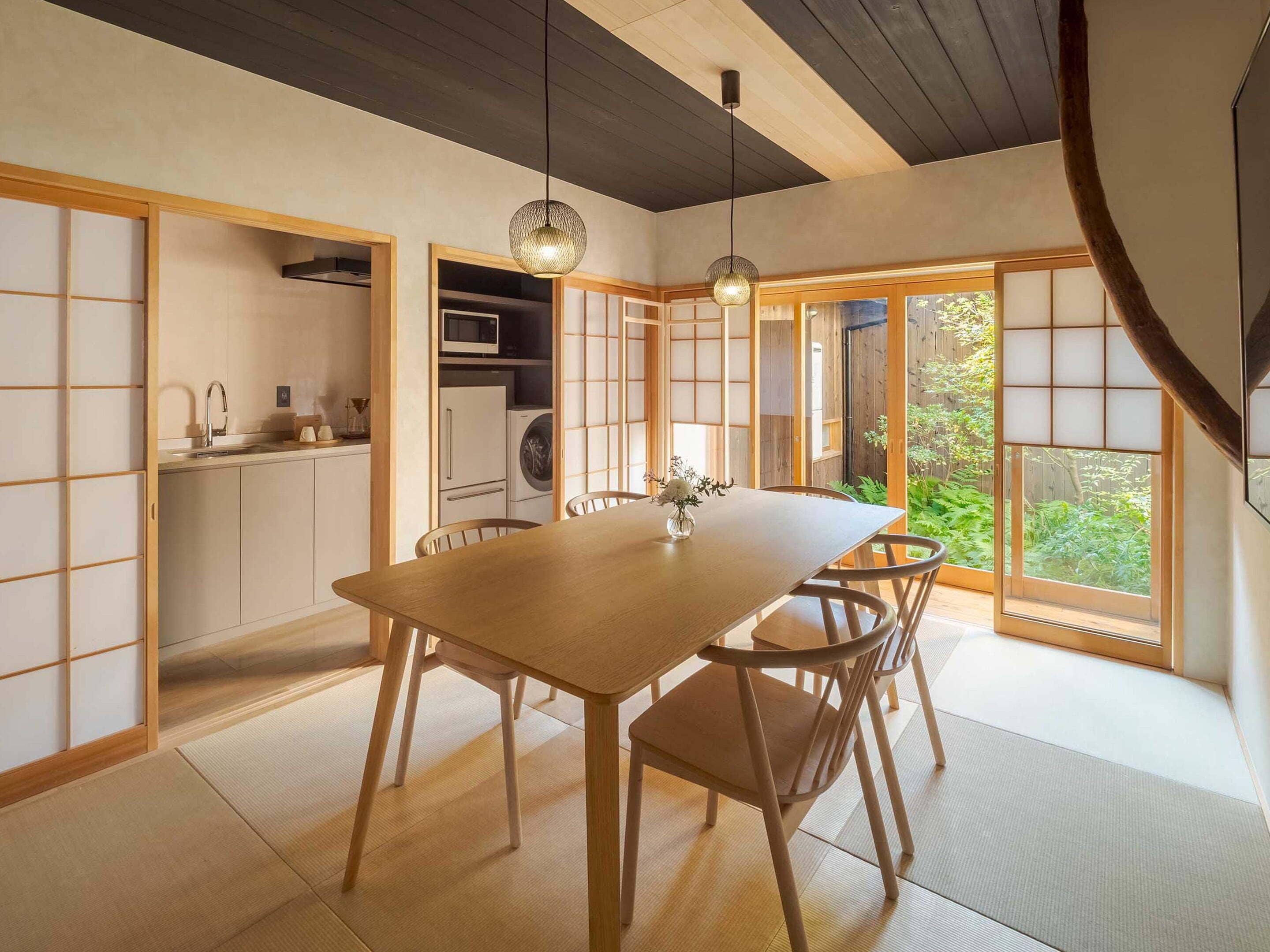 Traditional House, 2 Bedrooms, Kitchen, Garden View | Living area | 55-inch flat-screen TV with cable channels, heated floors