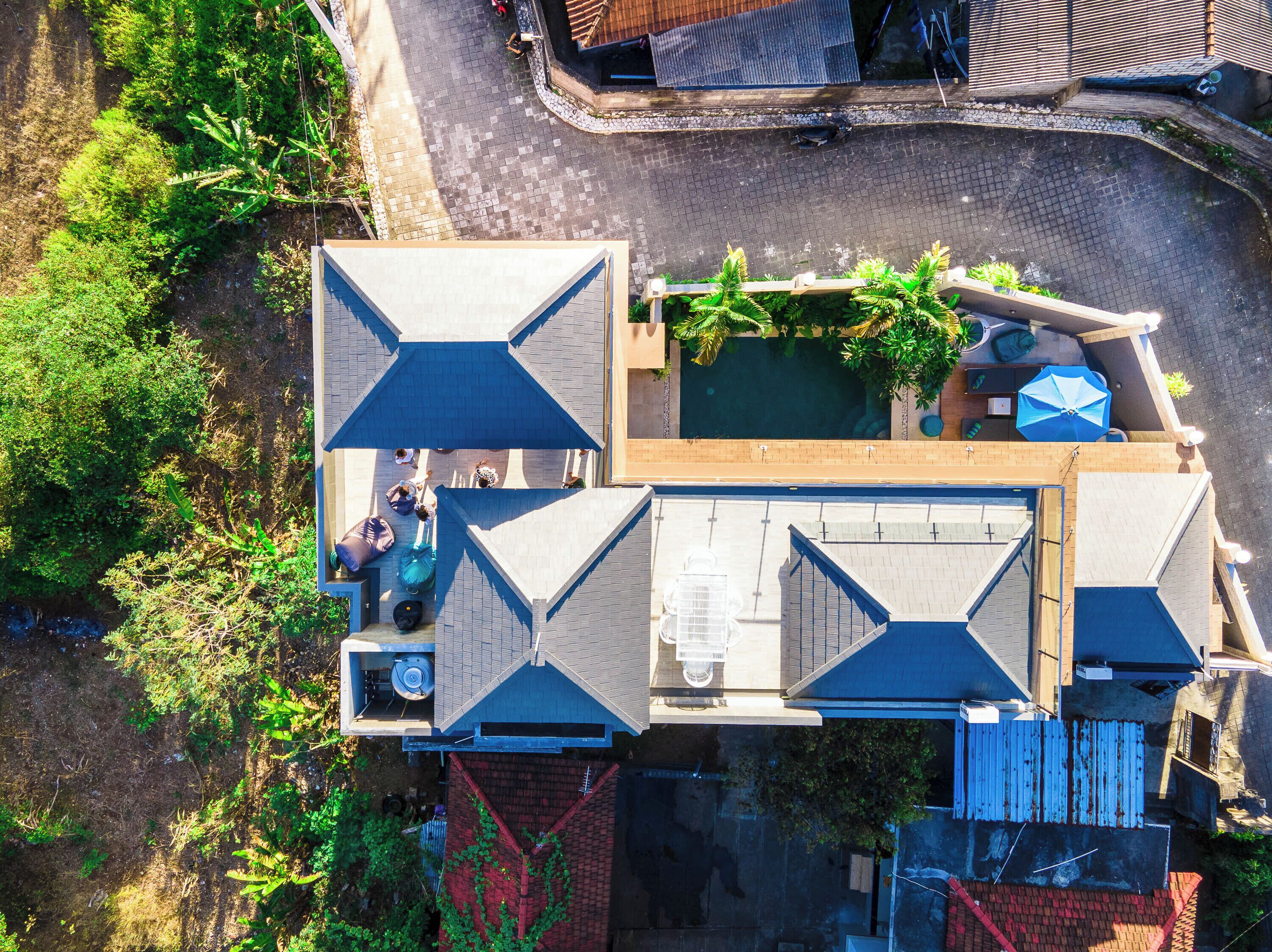 Fassade der Unterkunft