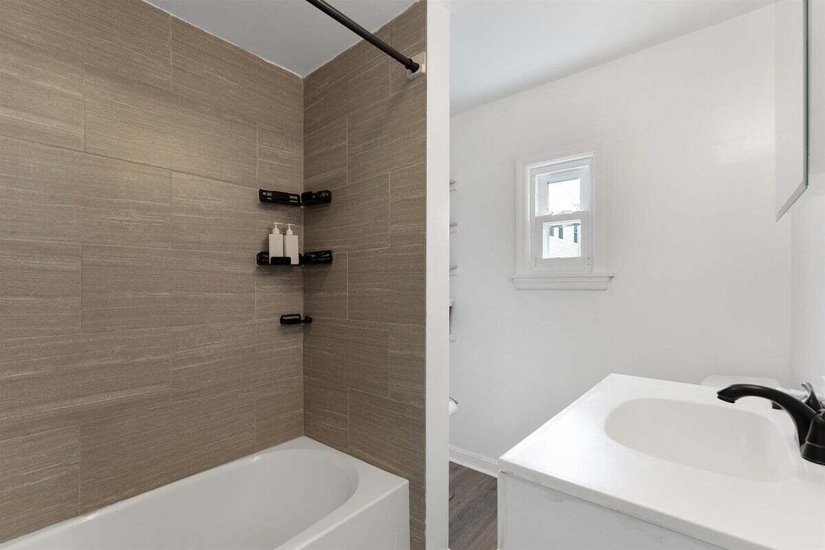 Shower, hair dryer