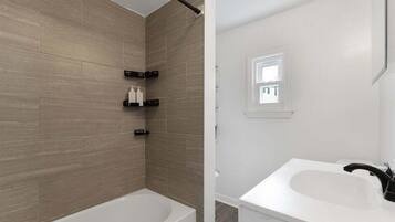 Shower, hair dryer